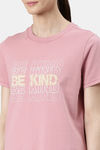 Enamor Relaxed Fitted Top - Mauve Love Be Kind Graphic — thumbnail 9